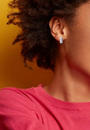 Thumbnail 2 de Tommy Hilfiger Jewelry pendientes de aro de acero inoxidable con cristales (2780623)