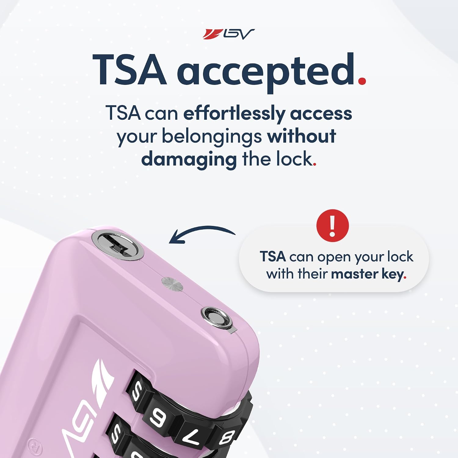 Detalle de BV Luggage Locks 4-Pack