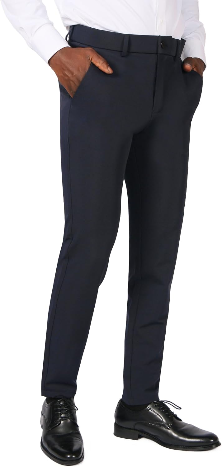 Thumbnail 4 de Plaid&Plain Slim Stretch Dress Pants