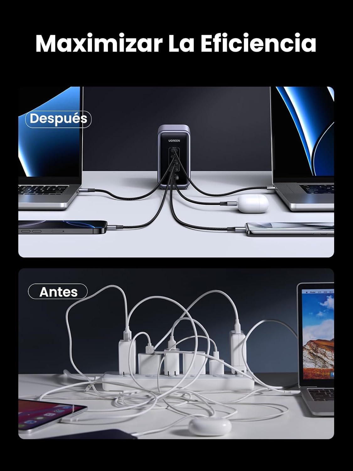 Thumbnail 7 de UGREEN Nexode 300W Cargador USB C con 5 Puertos ⚡