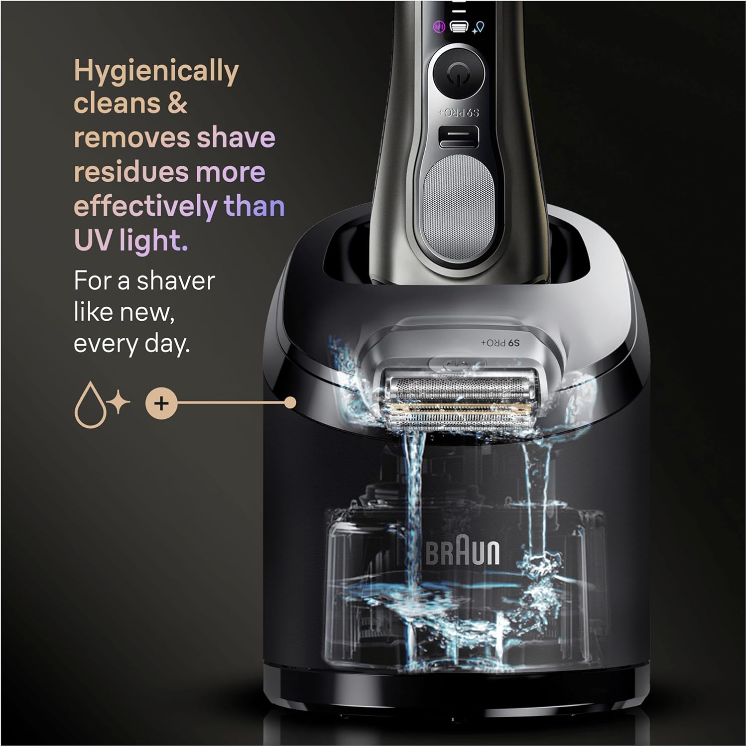 Thumbnail 6 de Braun Series 9 PRO+ 9665CCE Electric Shaver for Men