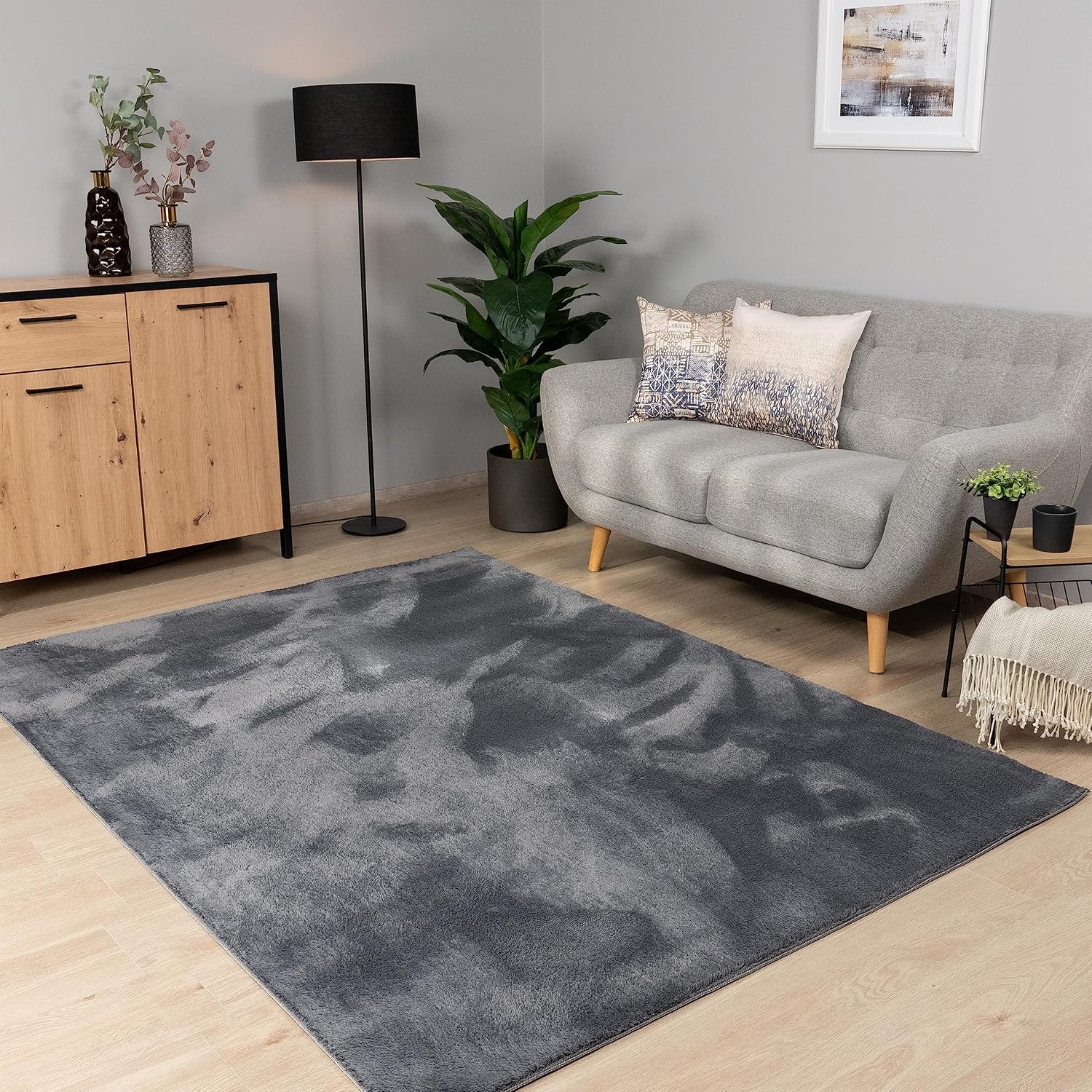 Detalle de Paco Home Teppich Kurzflor 200x280 cm