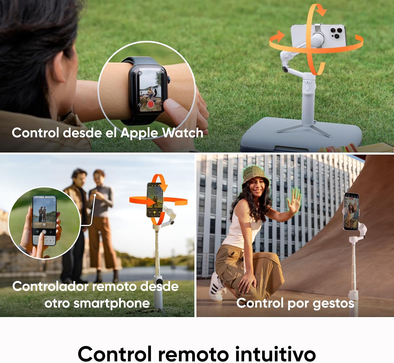 Thumbnail 6 de Insta360 Flow 2 Plus gimbal 10 h autonomía