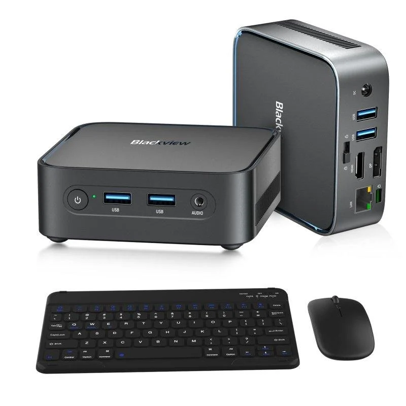 Imagen de Blackview MP50 Mini PC: Ryzen 7 3700U, 16 GB RAM y 512 GB SSD para productividad y ocio compacto en OfertitasTOP