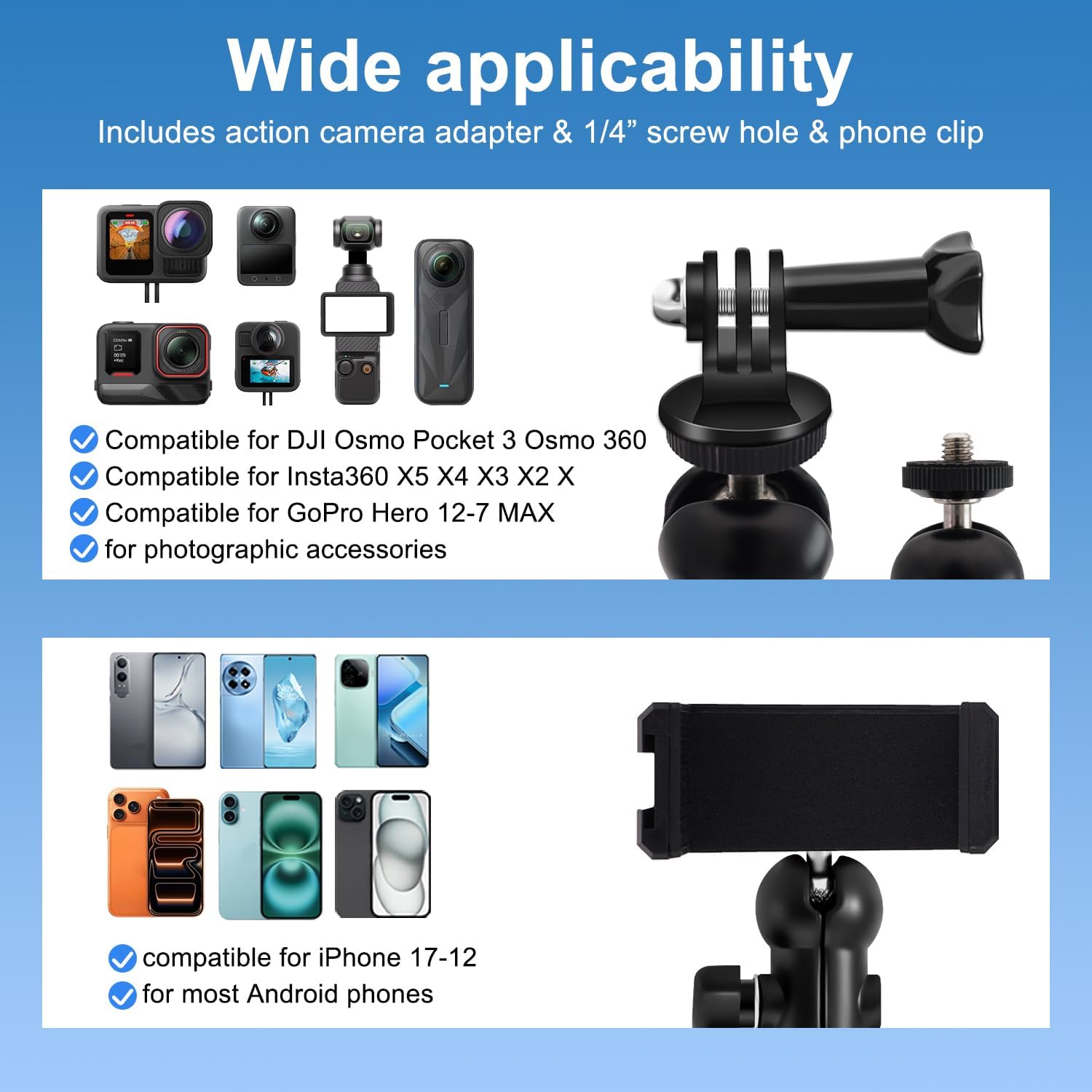 Detalle 2 de HAFOKO Magnetic Mount for DJI Osmo Pocket 3