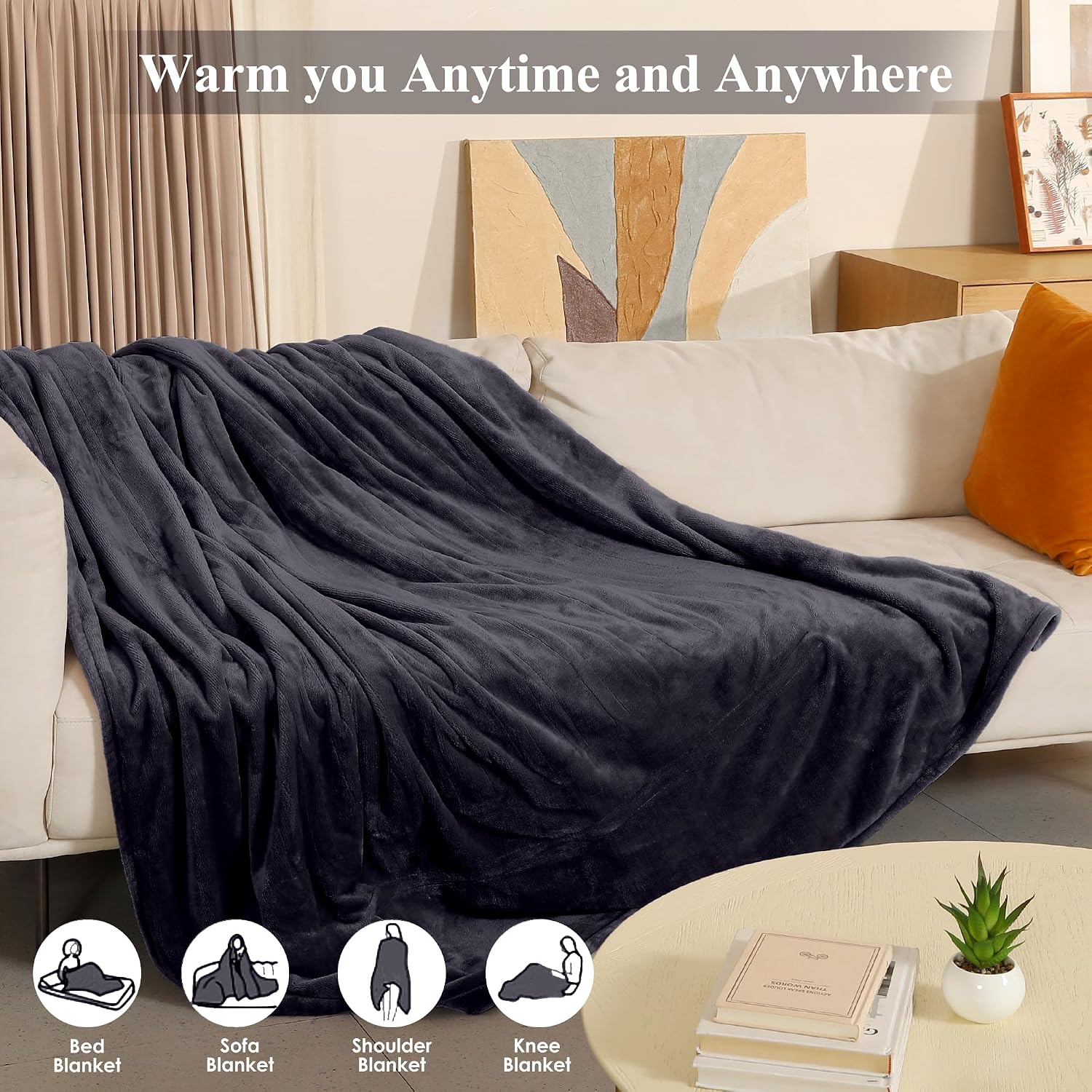 Thumbnail 5 de COZYTY Heated Blanket 72 x 84