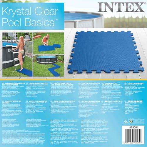 Detalle 2 de Intex 29081 Protector de suelo para piscinas 50x50 cm (8 piezas)