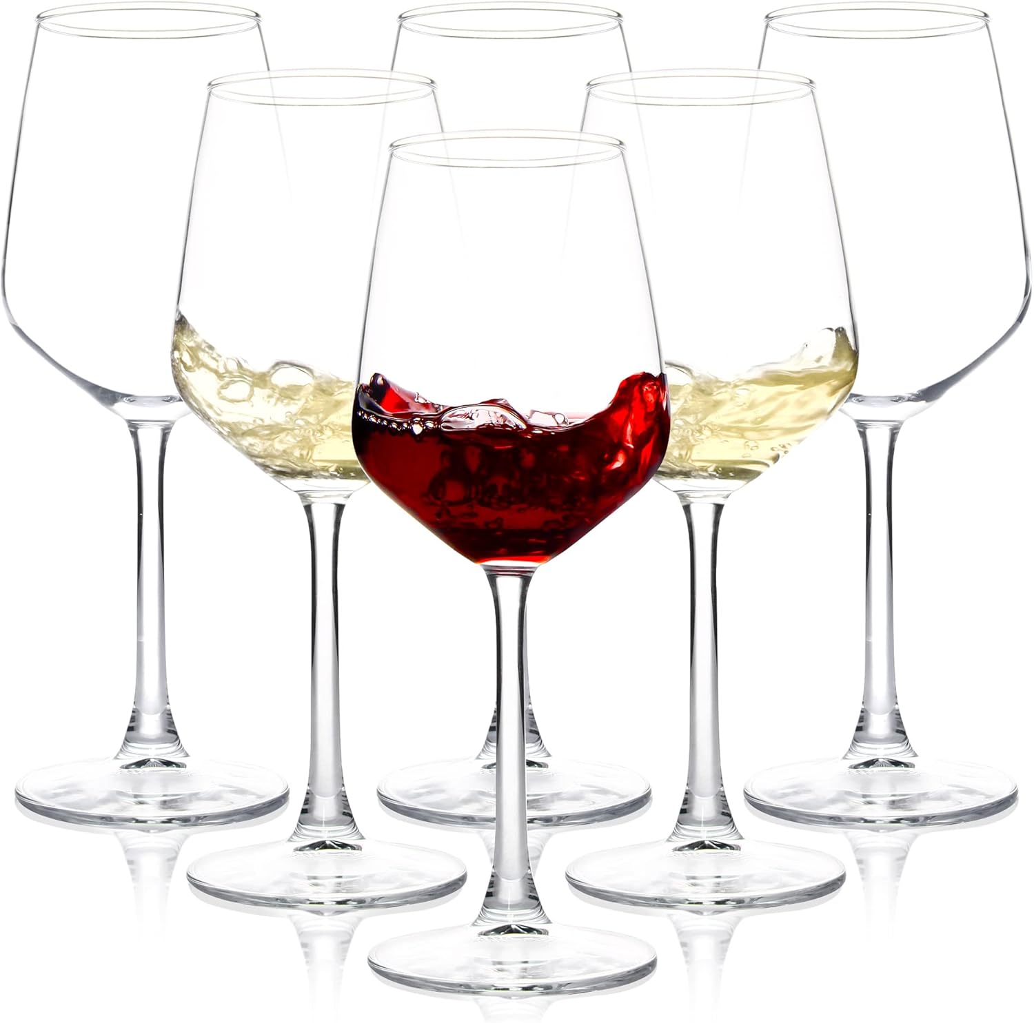 Thumbnail 6 de SHYRC Wine Glasses Set 12 oz clear stemware 🍷