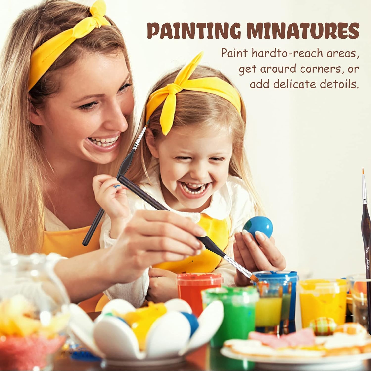 Thumbnail 6 de Detail Paint Brush Set – 11Pcs Fine Brushes for Miniatures and Models