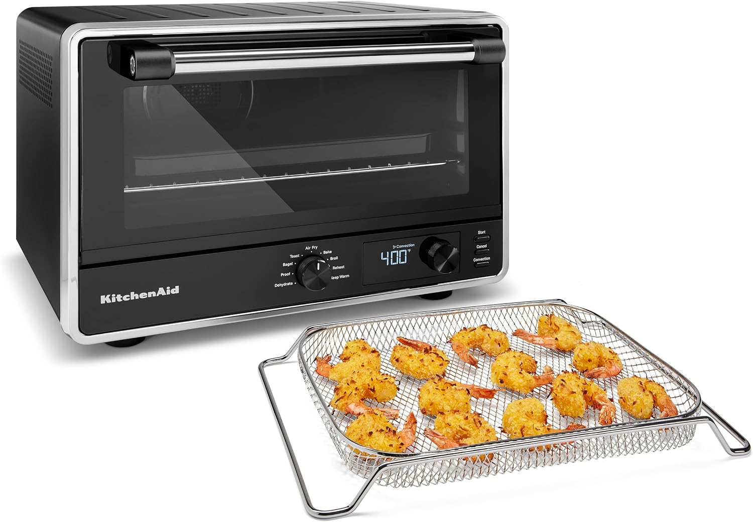 Detalle de KitchenAid KCO124BM Digital Countertop Oven with Air Fry, 9 Modes