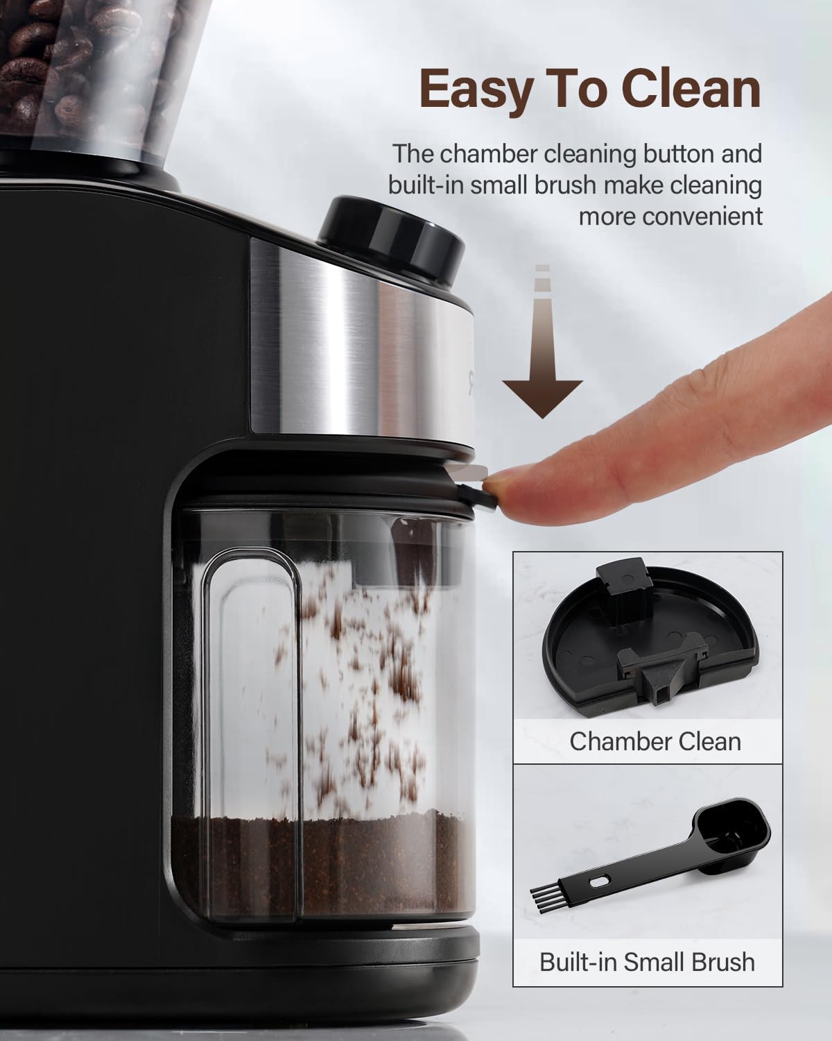 Thumbnail 5 de SHARDOR Burr Coffee Grinder Electric with 32 Grind Sizes and 40-Second Timer