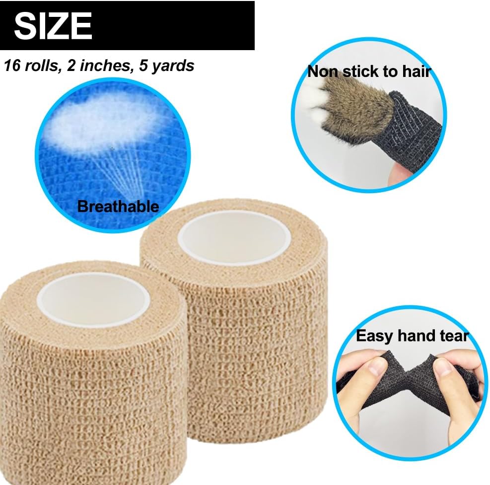 Thumbnail 4 de Clooflar 16 Pack cohesive bandage 5cm x 4.5m 🩹