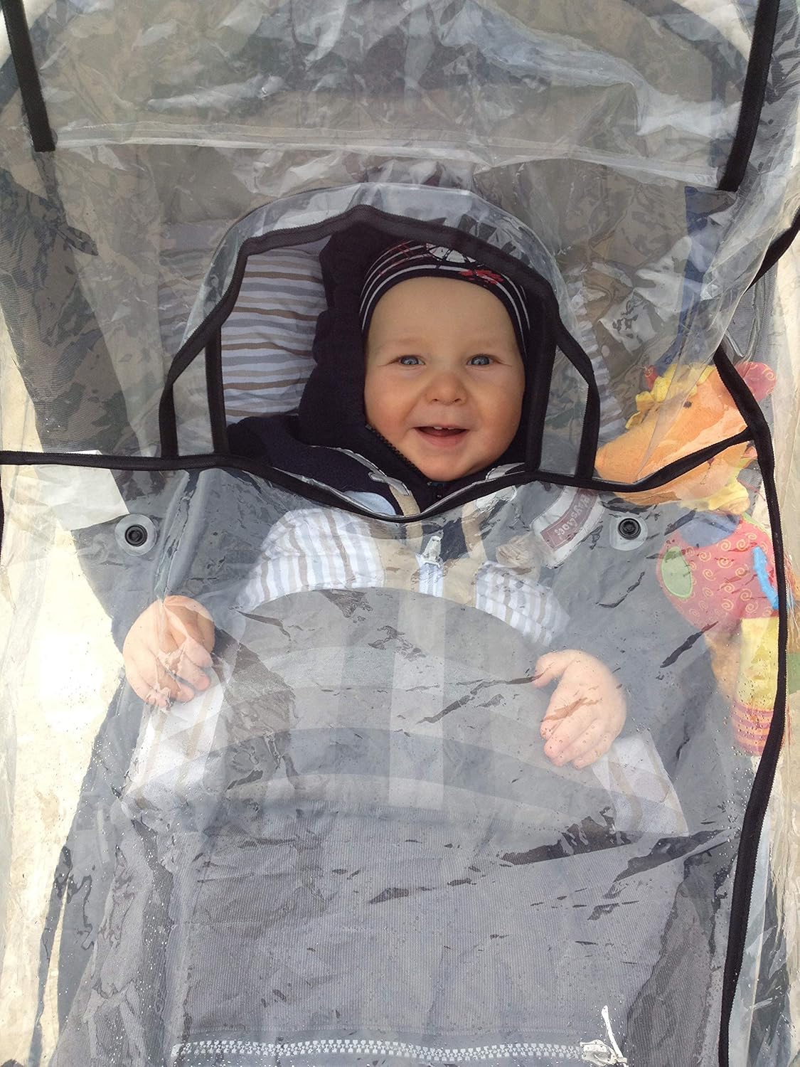 Thumbnail 5 de Universal-Regenschutz Regenverdeck für Kinderwagen 🌧