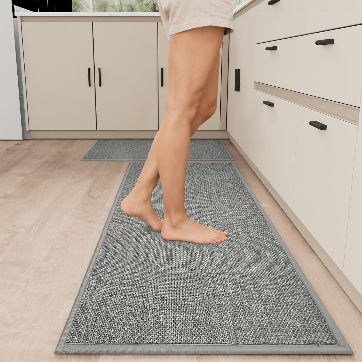 Detalle 2 de SUMLANS Kitchen Mats, 2-Piece Set