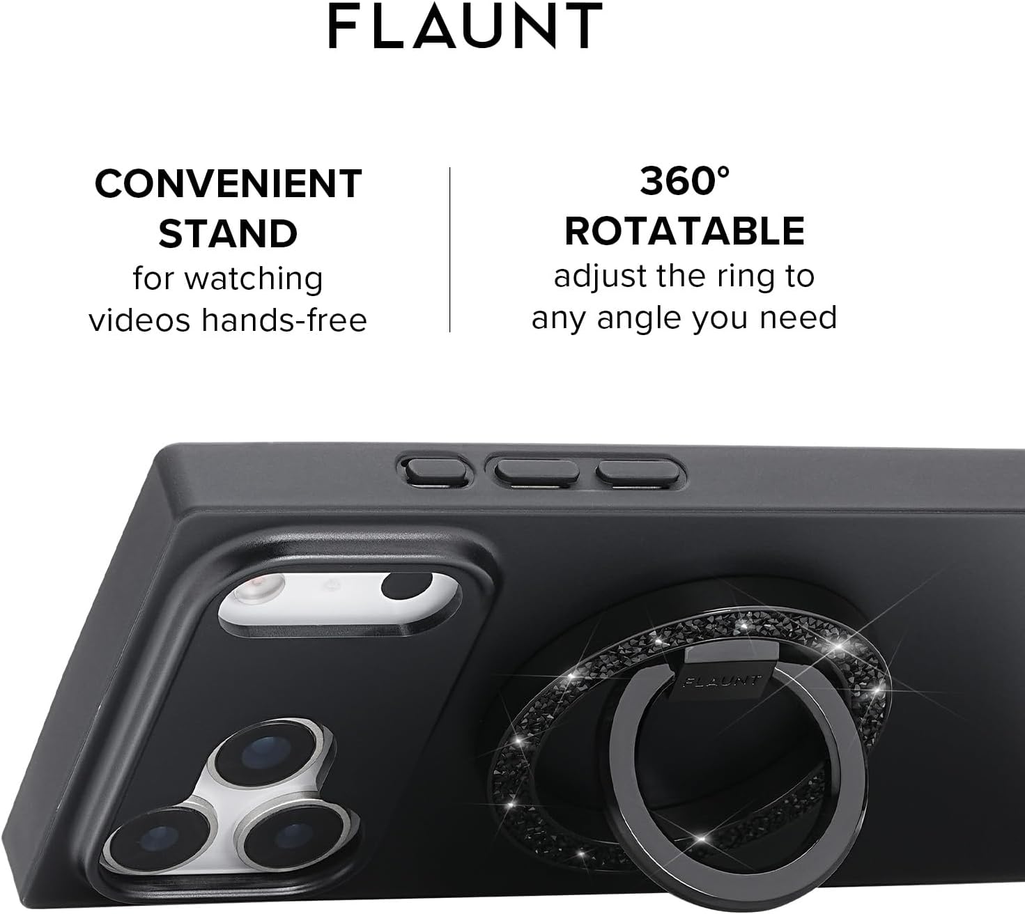 Detalle de Flaunt MagSafe Ring Phone Stand — Magnetic phone grip