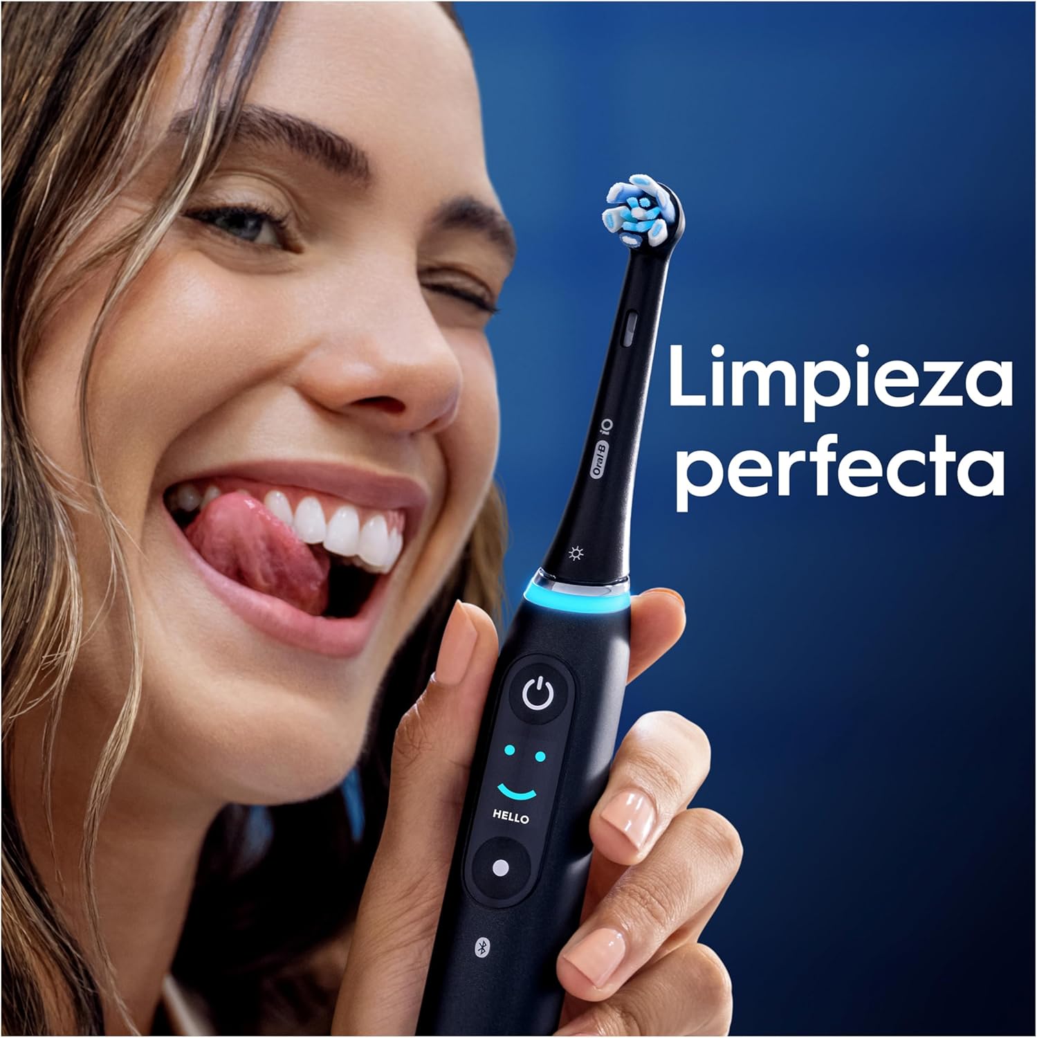 Detalle 2 de Oral-B iO Gentle Care: 8 Recambios Originales para Sensibilidad 🦷