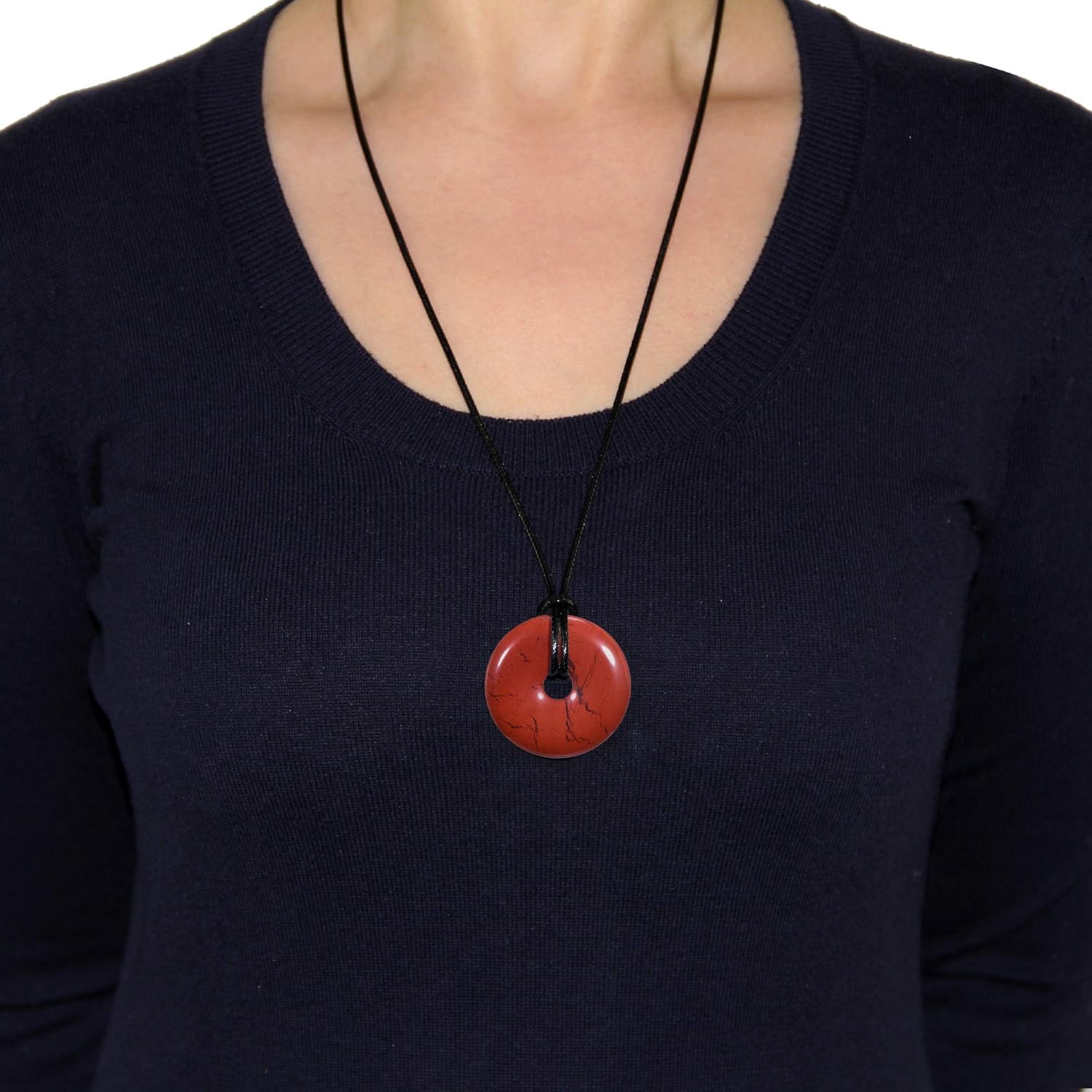 Thumbnail 3 de Morella Collar 80 cm con colgante donut 3,8 cm