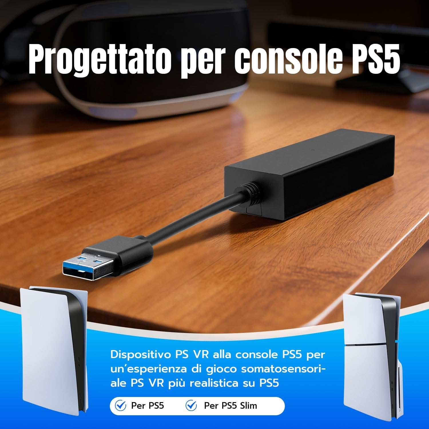 Detalle de Tolesum Adattatore PSVR per PS5