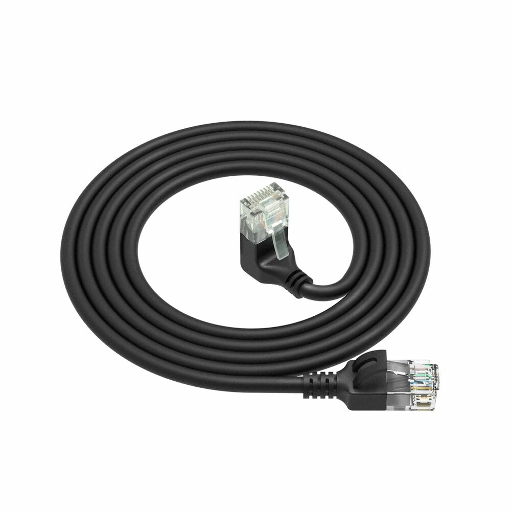 Thumbnail 1 de ACT DC3900 kabel Ethernet Cat 6A U/UTP 0,5 m, cienki, z wtykiem 90° w dół