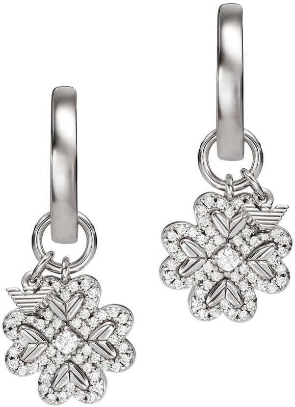 Thumbnail 6 de Boucles d’oreilles Emporio Armani en argent 925 avec fermoir huggie