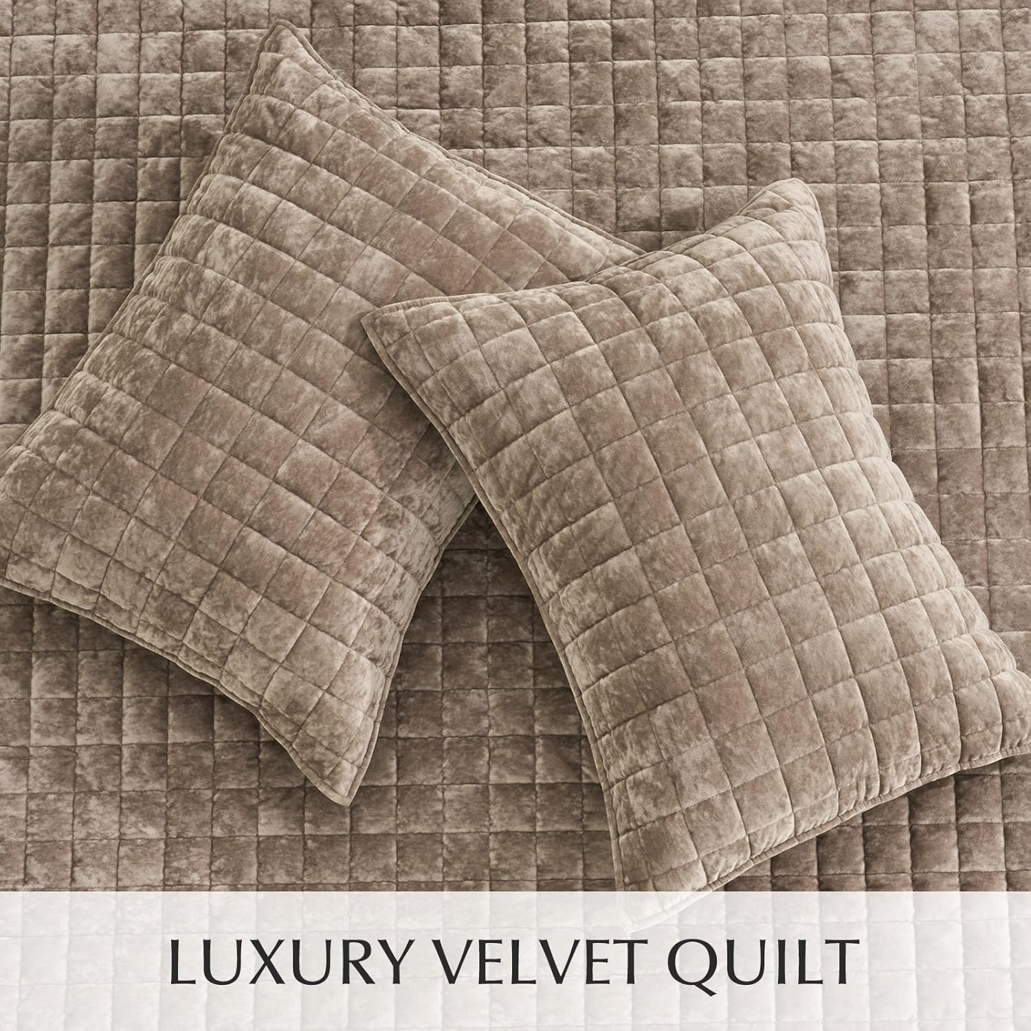 Thumbnail 3 de RECYCO Velvet Quilt King Size