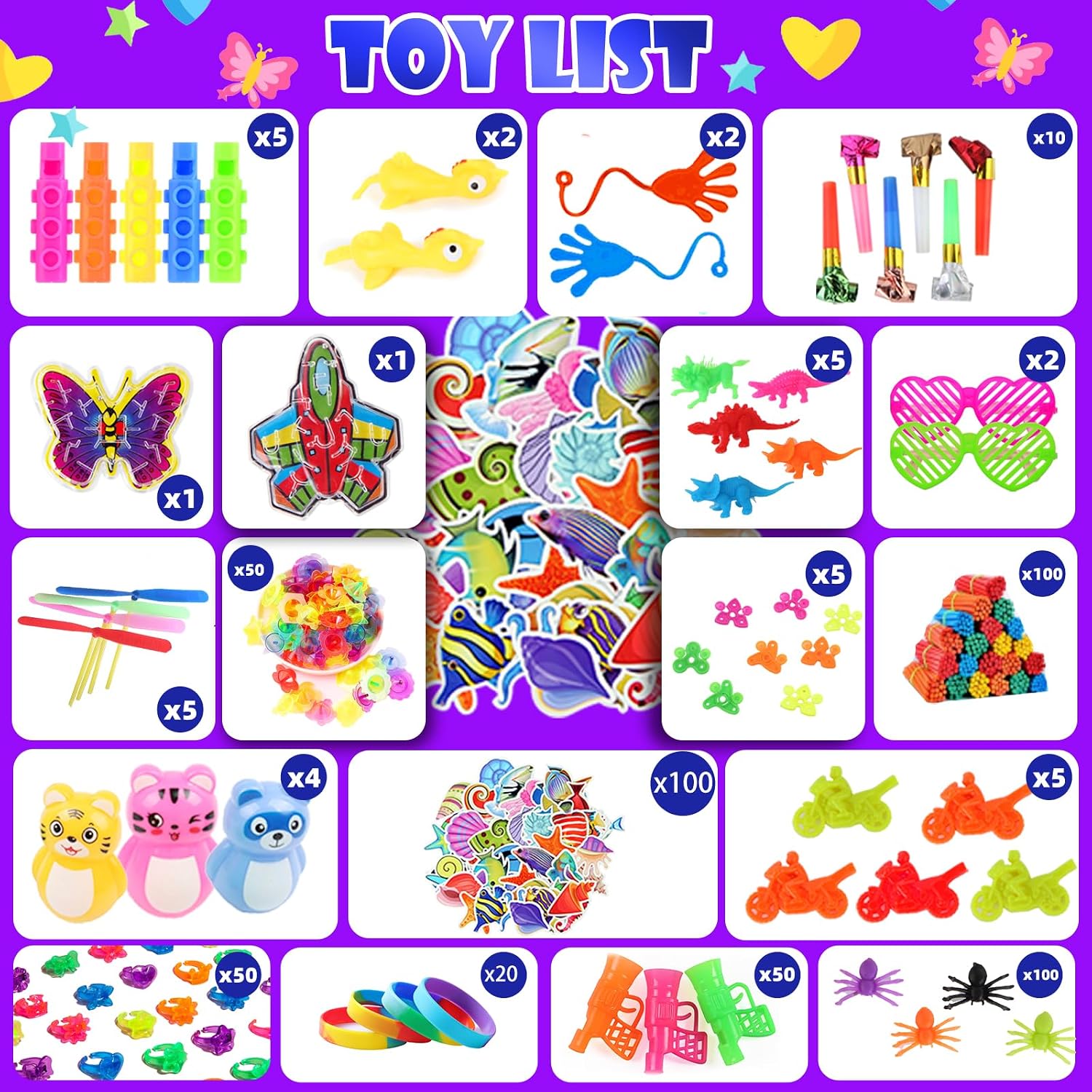 Detalle de 1000Pcs Fidget Toys Pack