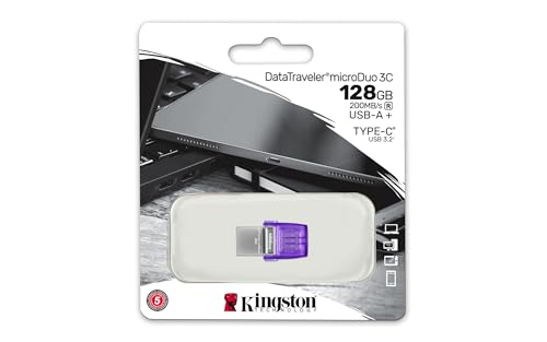Thumbnail 4 de Kingston DataTraveler microDuo 3C 128 GB unidad flash USB