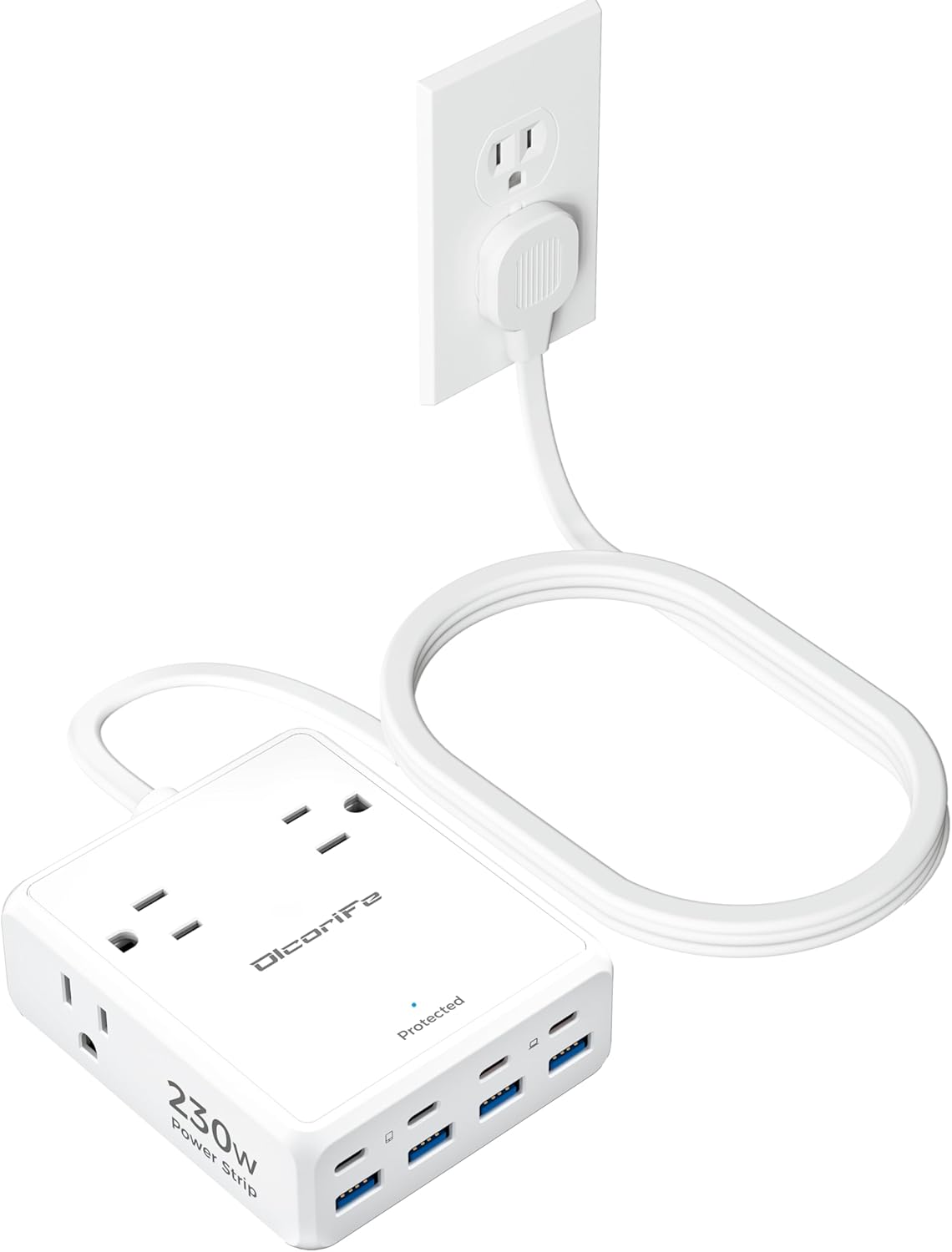 Thumbnail 6 de Surge Protector Power Strip 10 ft Cord