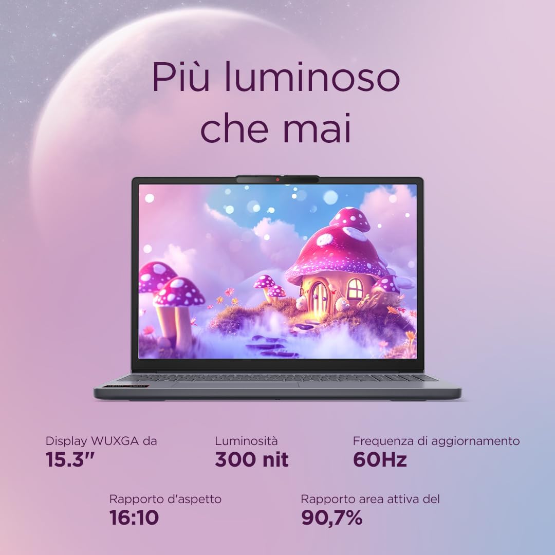 Detalle de Lenovo IdeaPad Slim 3 15": notebook equilibrato per casa e ufficio