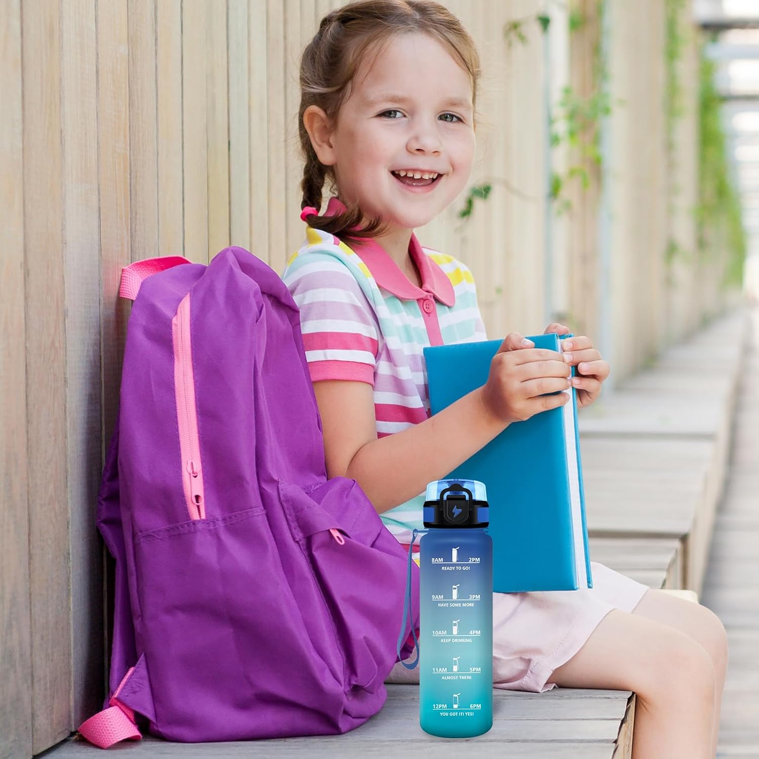 Detalle de JAPORIA Borraccia Bambina 500 ml con filtro
