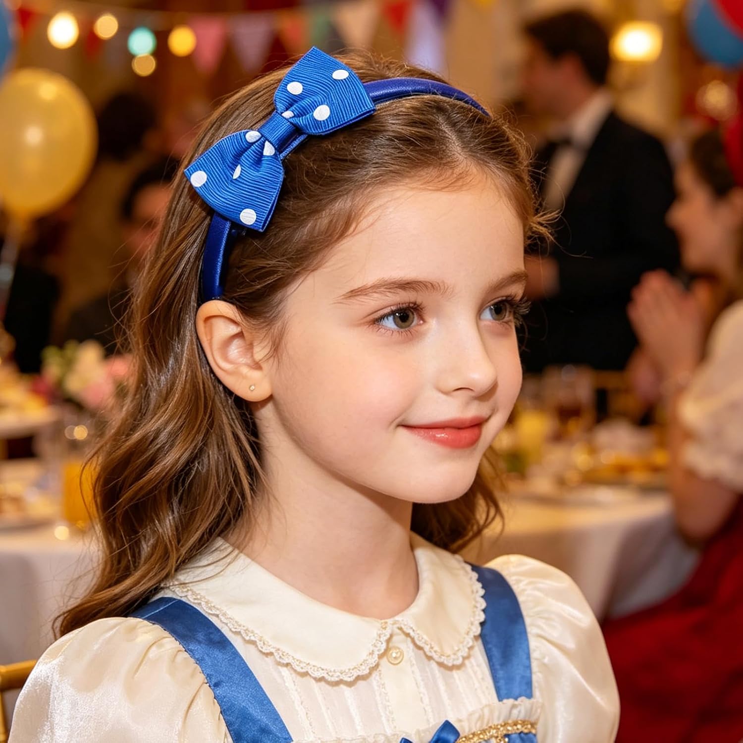 Detalle de WJYX Bow Headbands, Satin