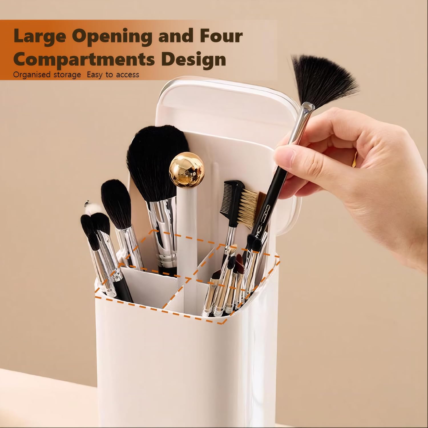 Thumbnail 6 de Accmuzzy Makeup Brush Holder 4 Slots