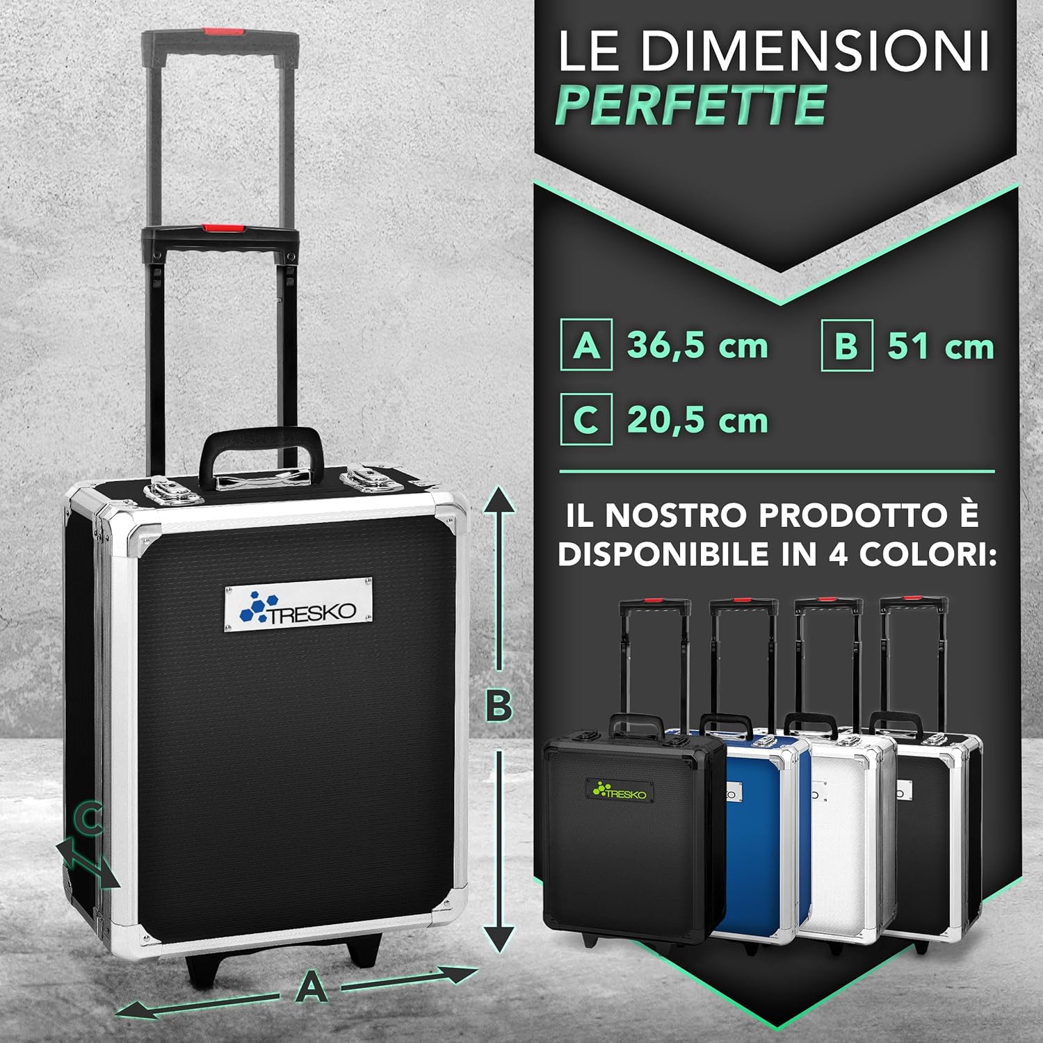 Thumbnail 4 de TRESKO Valigia degli attrezzi 949 pezzi
