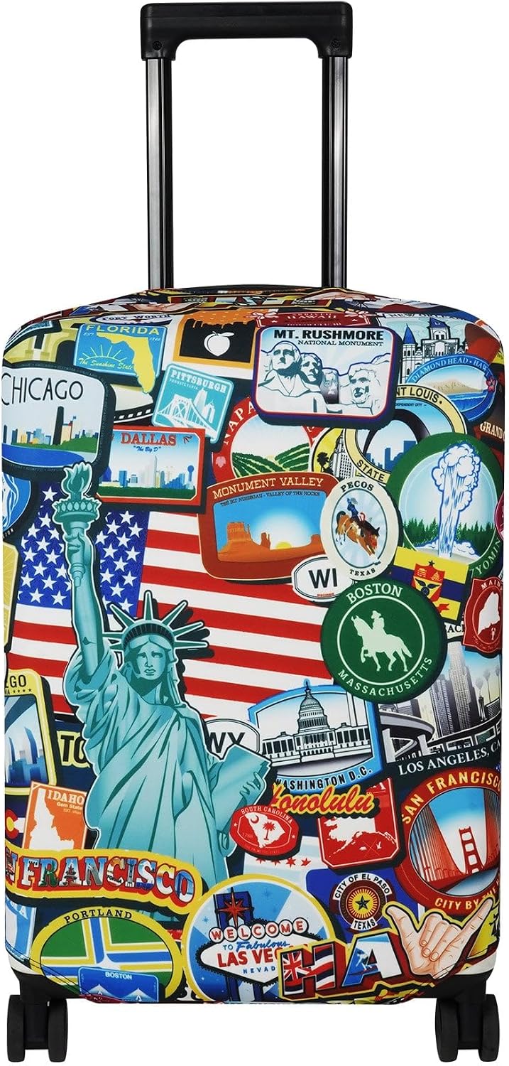 Detalle 2 de Explore Land Travel Luggage Cover 18–32 inch suitcase protector