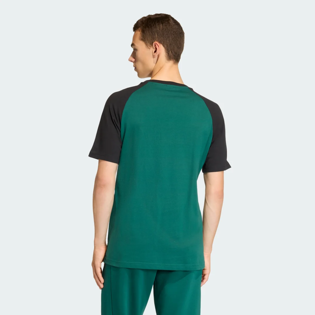 Thumbnail 1 de Camiseta Chest Stripes de Adidas — color verde para uso diario y entreno ligero
