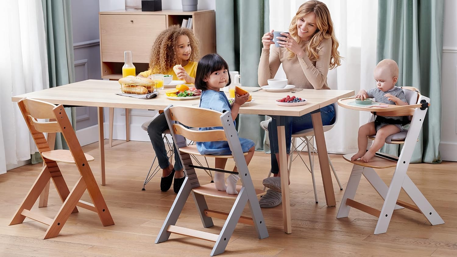 Detalle 2 de Kinderkraft ENOCK Kinderhochstuhl ab 6 Monaten