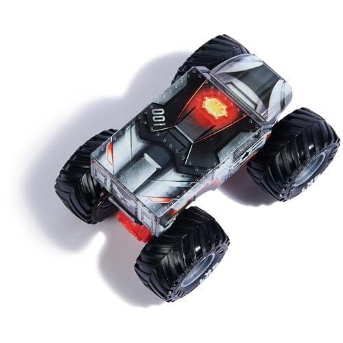 Detalle de Monster Jam Marvel: Iron Man vs War Machine in scala 1:64 – Set da 2 veicoli die-cast