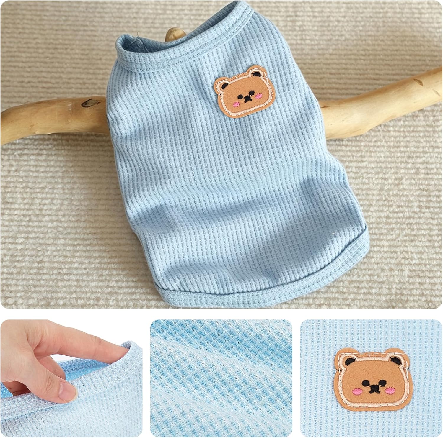 Thumbnail 1 de MAQILO Waffle-Knit Pet Shirt 2X-Large
