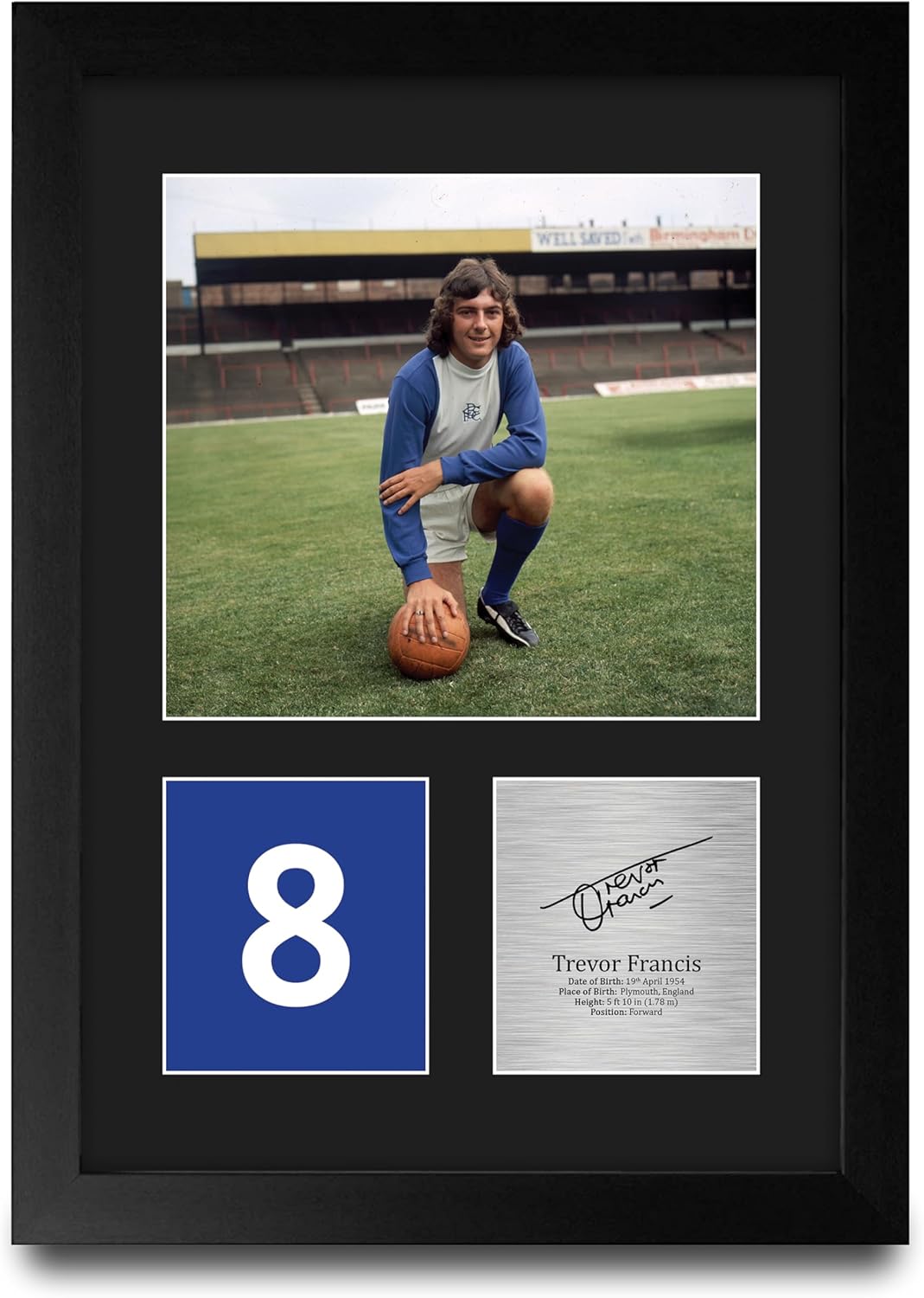 Thumbnail 6 de HWC Trading A4 Framed Signed Trevor Francis Birmingham City Autograph Picture (Gift-ready)