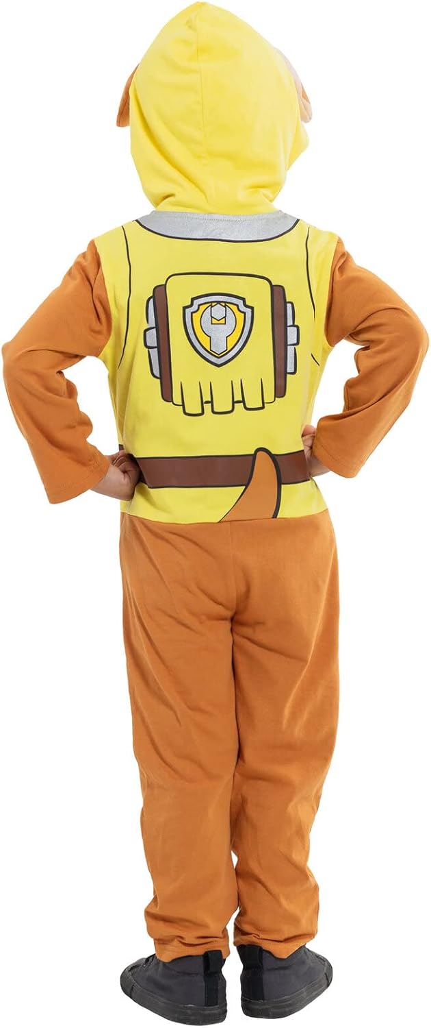 Thumbnail 1 de Paw Patrol Rubble Zip-Up Cosplay Coverall, Infant to Big Kid