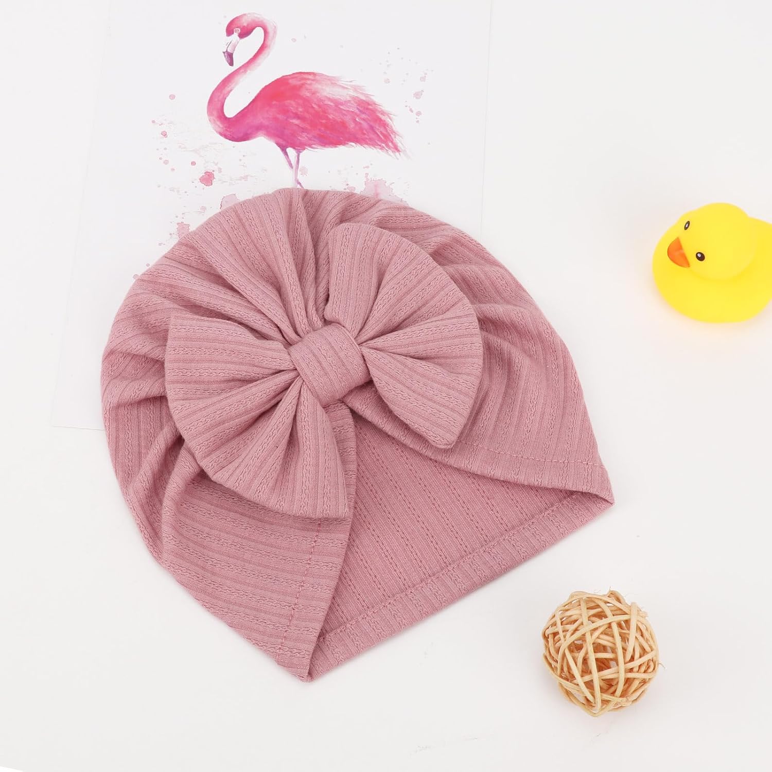 Thumbnail 5 de DRESHOW Newborn Baby Hat Turban 3-Pack