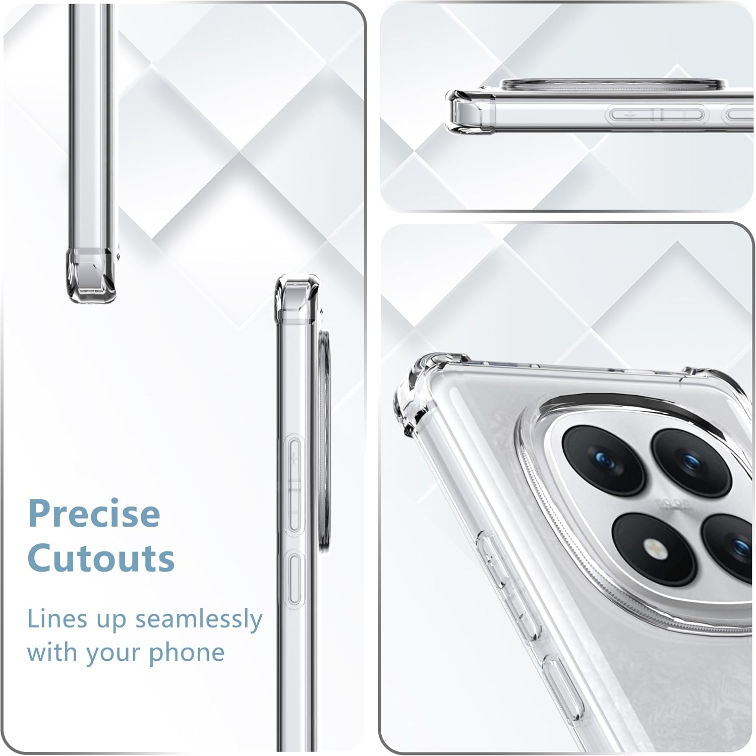 Detalle de Anoowkoa Transparente TPU-Hülle für Xiaomi Redmi Note 15 Pro Plus / Poco M8 Pro 5G – Dünn, Stoßfest, Kratzfest