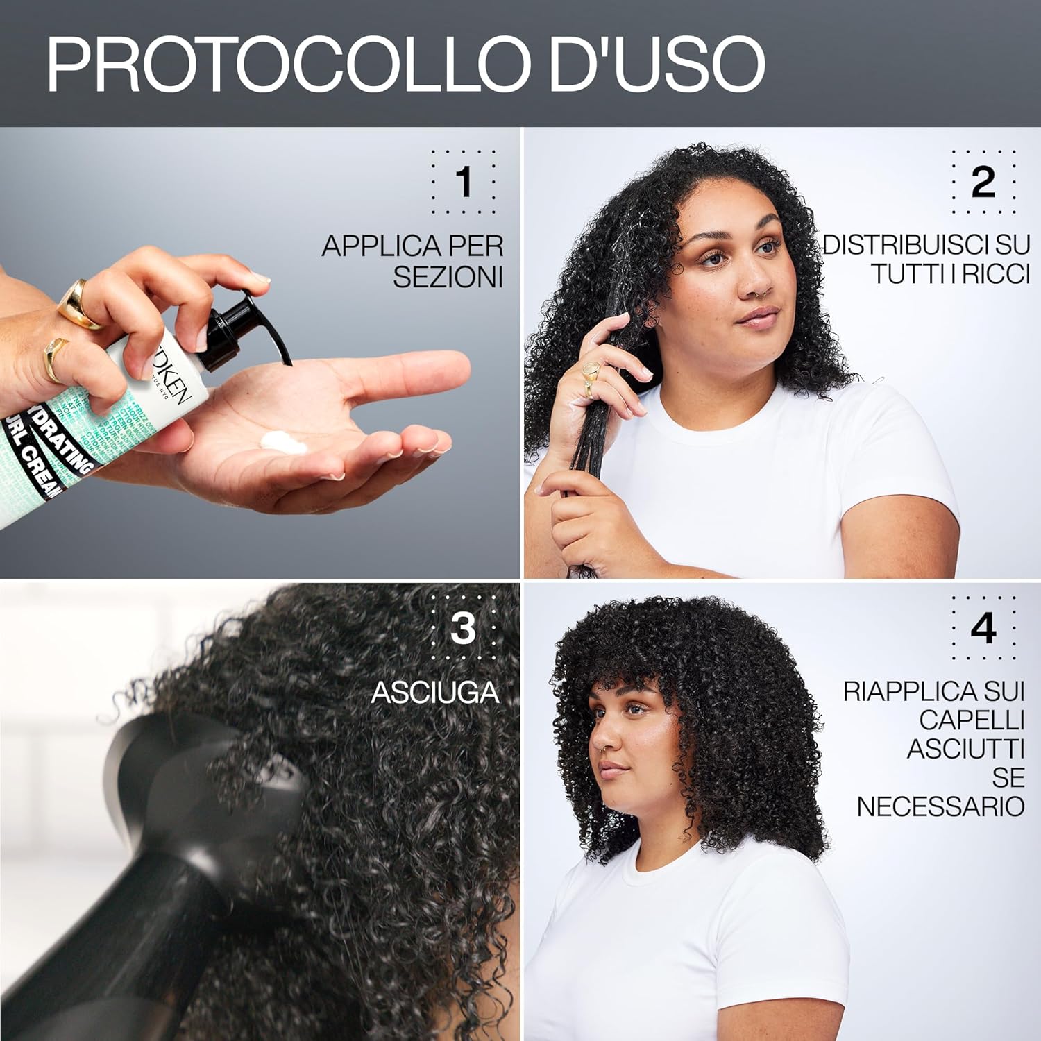 Thumbnail 3 de Redken Curl Stylers Crema Arricciante Per Definizione Ricci e Definizione Idratante con Olio di Jojoba & Squalane, 250 ml