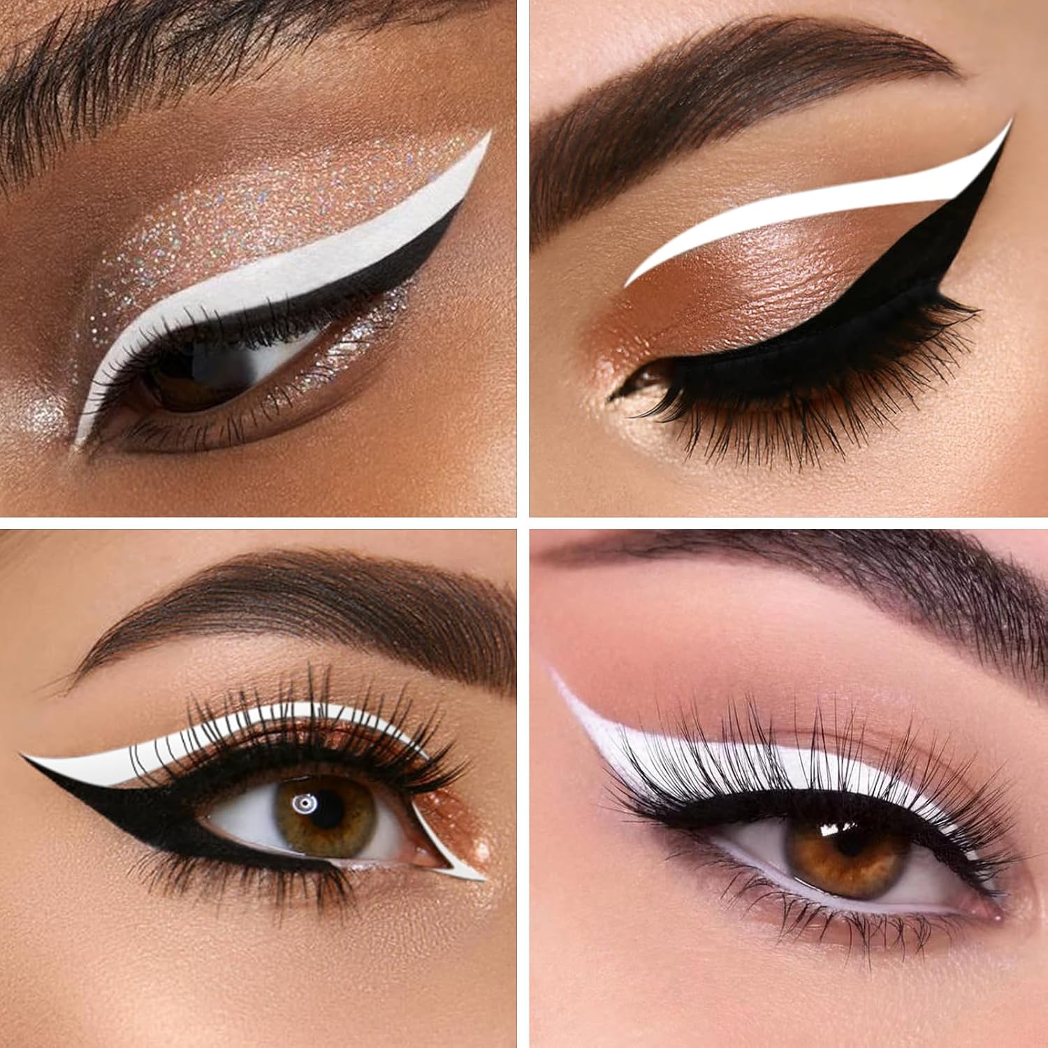 Thumbnail 6 de docolor Waterproof Eyeliner Pen, White Liquid Liner with Ultra-Fine Tip