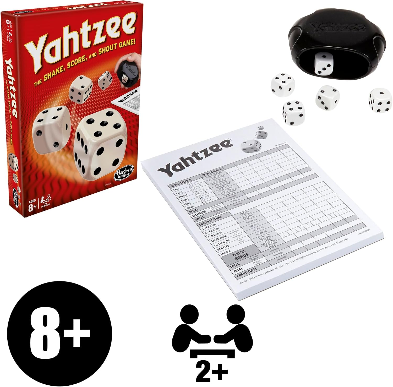 Detalle de Yahtzee Fast-Playing Dice Game by Hasbro Gaming