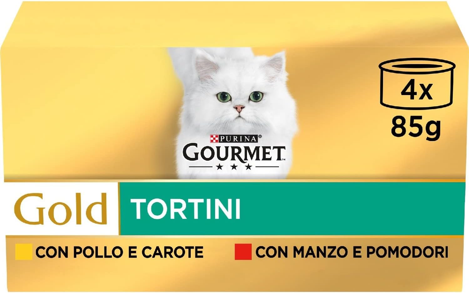 Detalle 2 de GOURMET GOLD Tortini 48 lattine 🍖