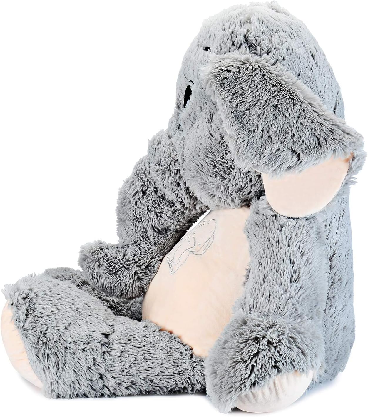 Thumbnail 5 de IKASA Giant Elephant Plush Toy (Grey, 100cm) – Big, Soft and Lovingly Durable