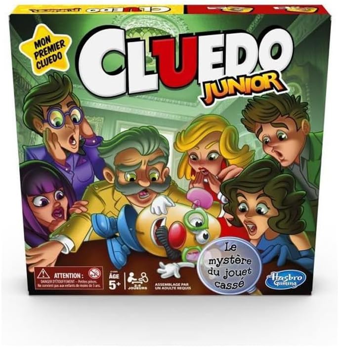 Detalle de Hasbro Cluedo Junior Le mystère du Jouet cassé 🎲