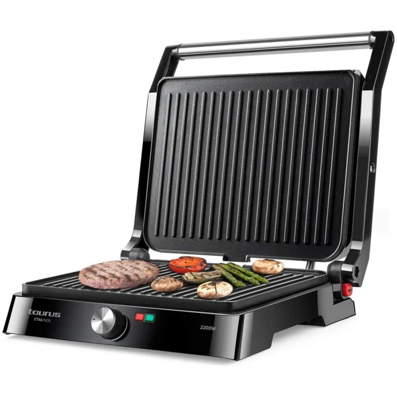 Detalle de Taurus Etna Grill y Plancha 2200W