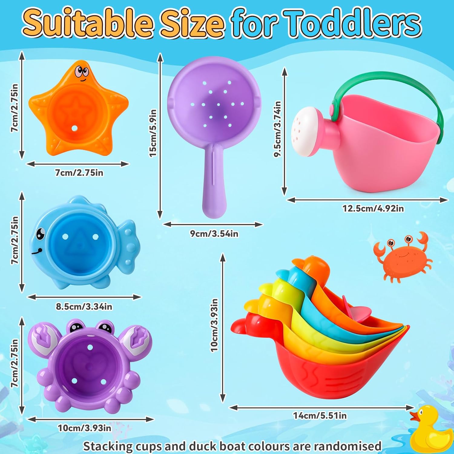 Thumbnail 6 de Fajiabao Jouets de bain 10 pièces